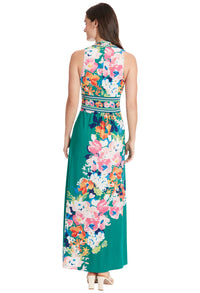 Floral Print Flowy Maxi Dress