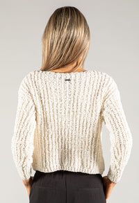 Summer Knit with a Boat Neckline