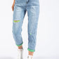 Colour Pop Crinkle Jeans