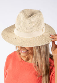 Sequin Detail Beach Hat