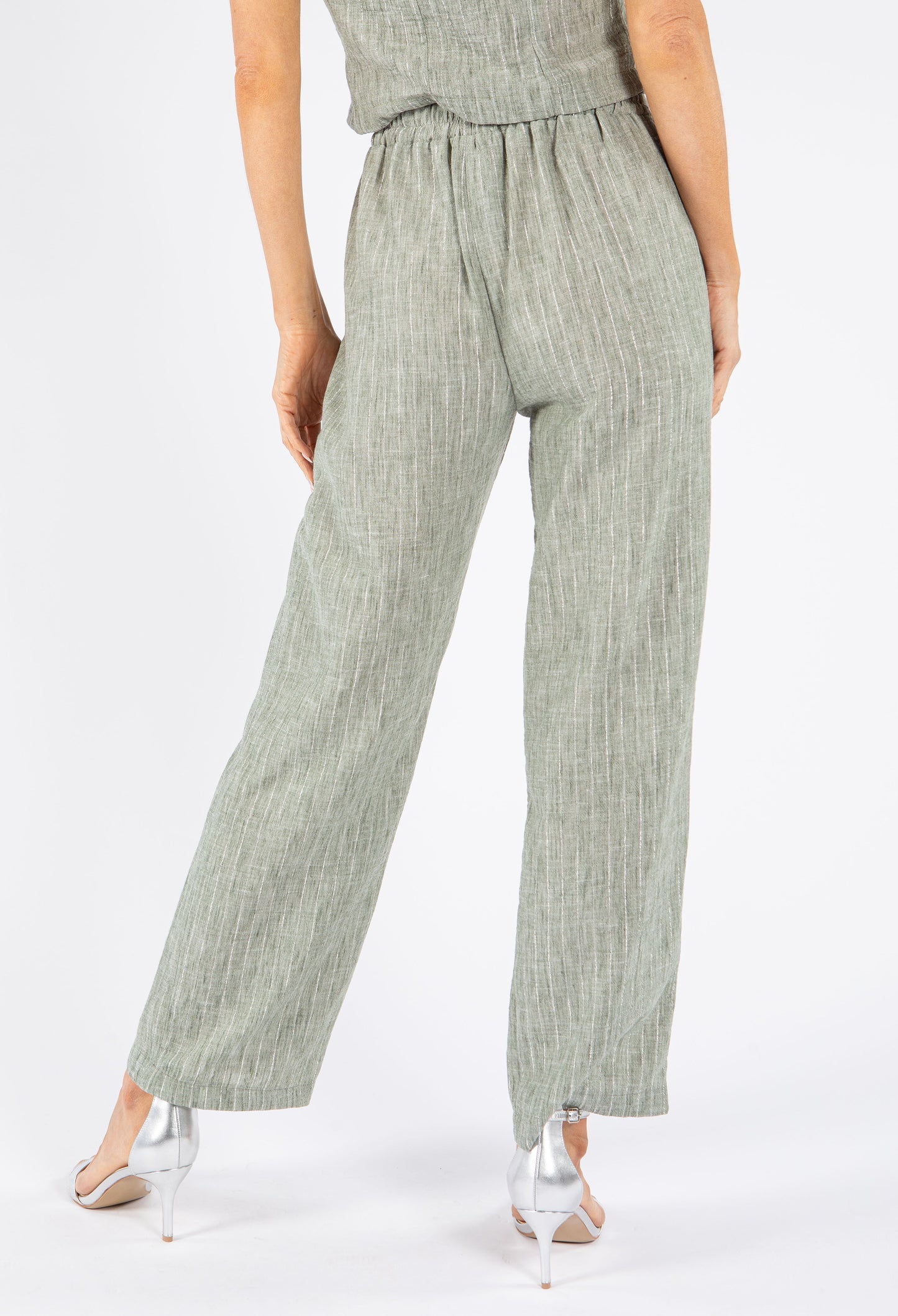 Lurex Pinstripe Trouser