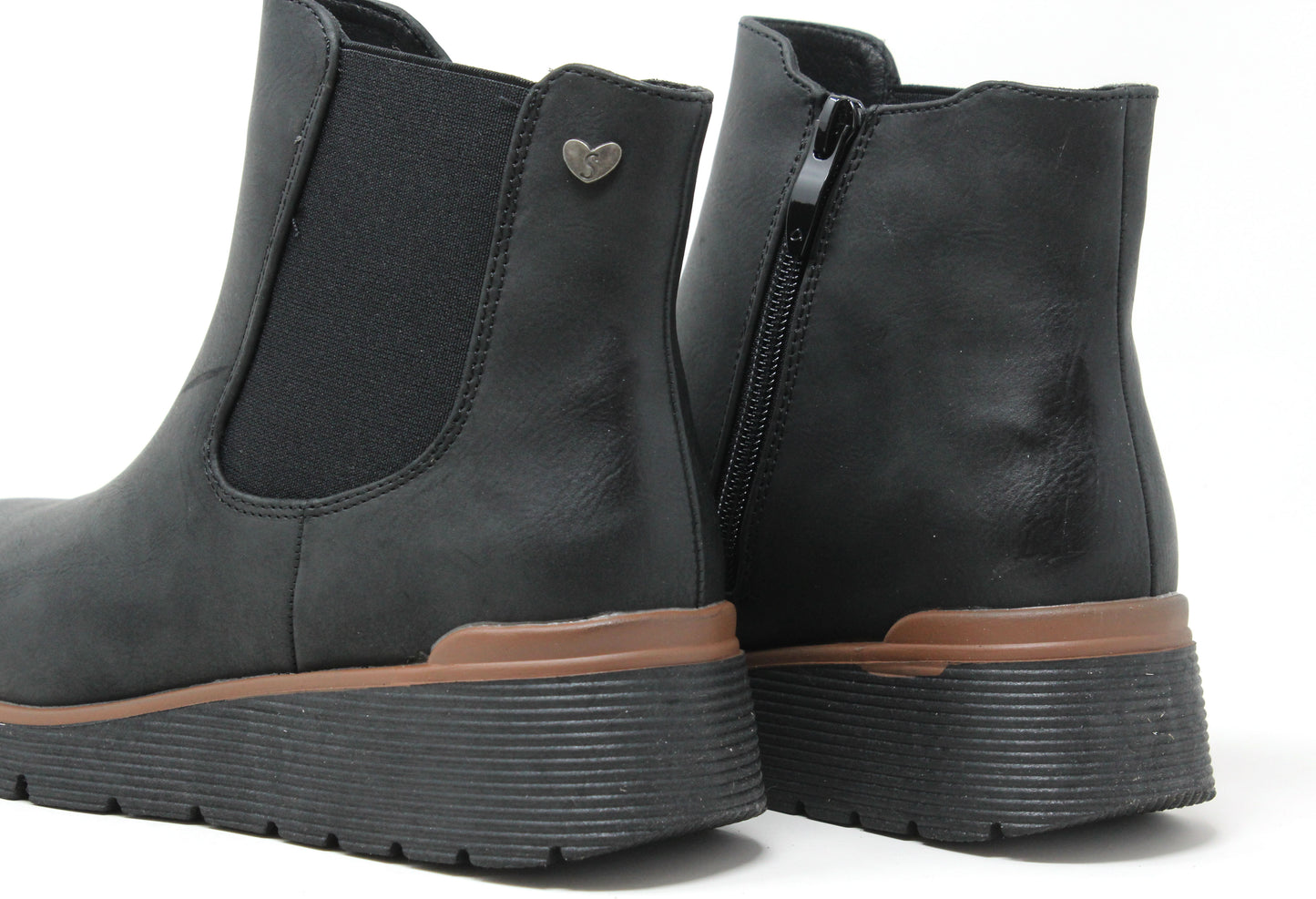 PU Wedge Boot