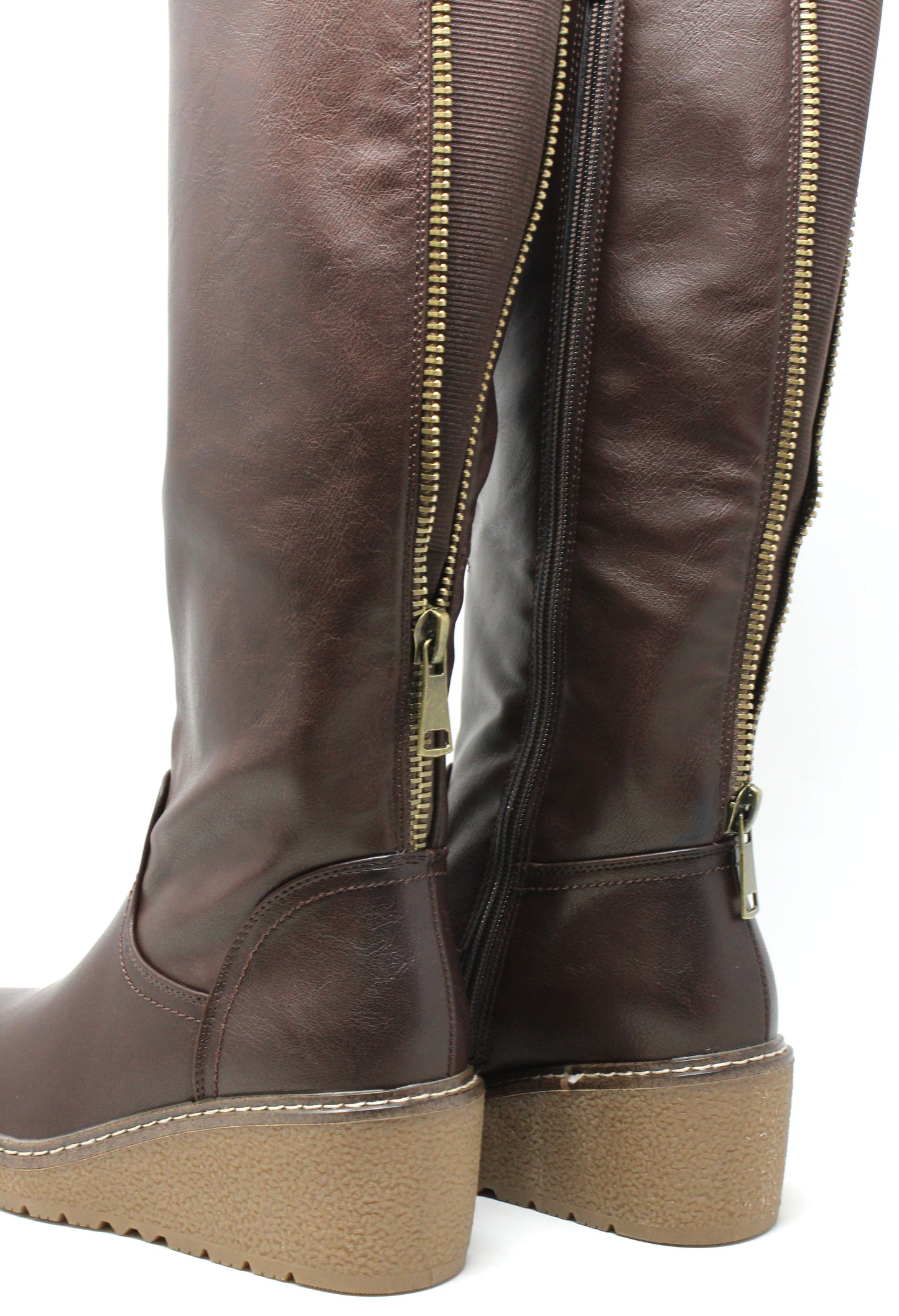 Zip Knee High Boot