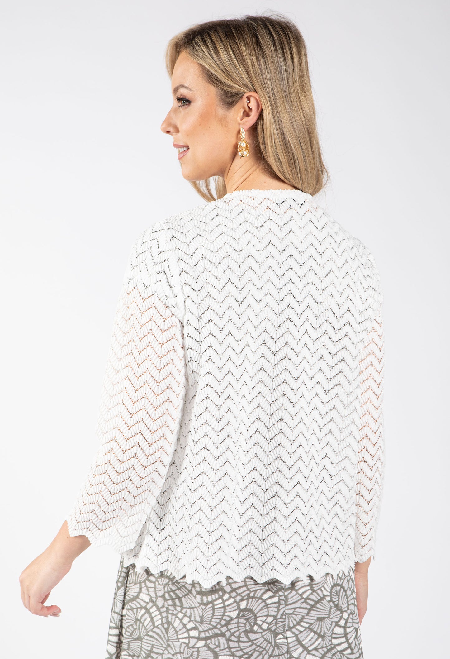 Crochet Open Cardigan