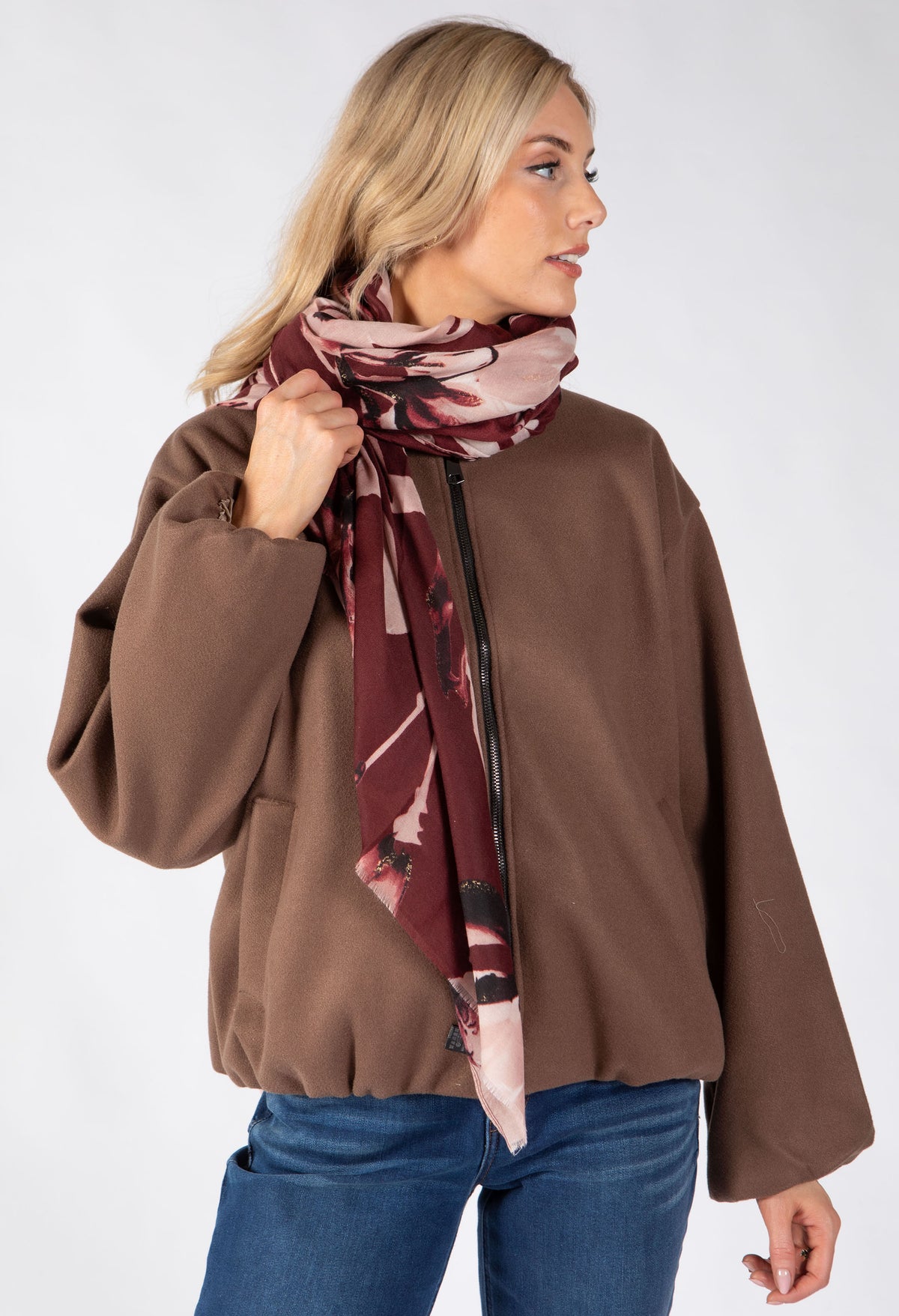Abstract Print Scarf