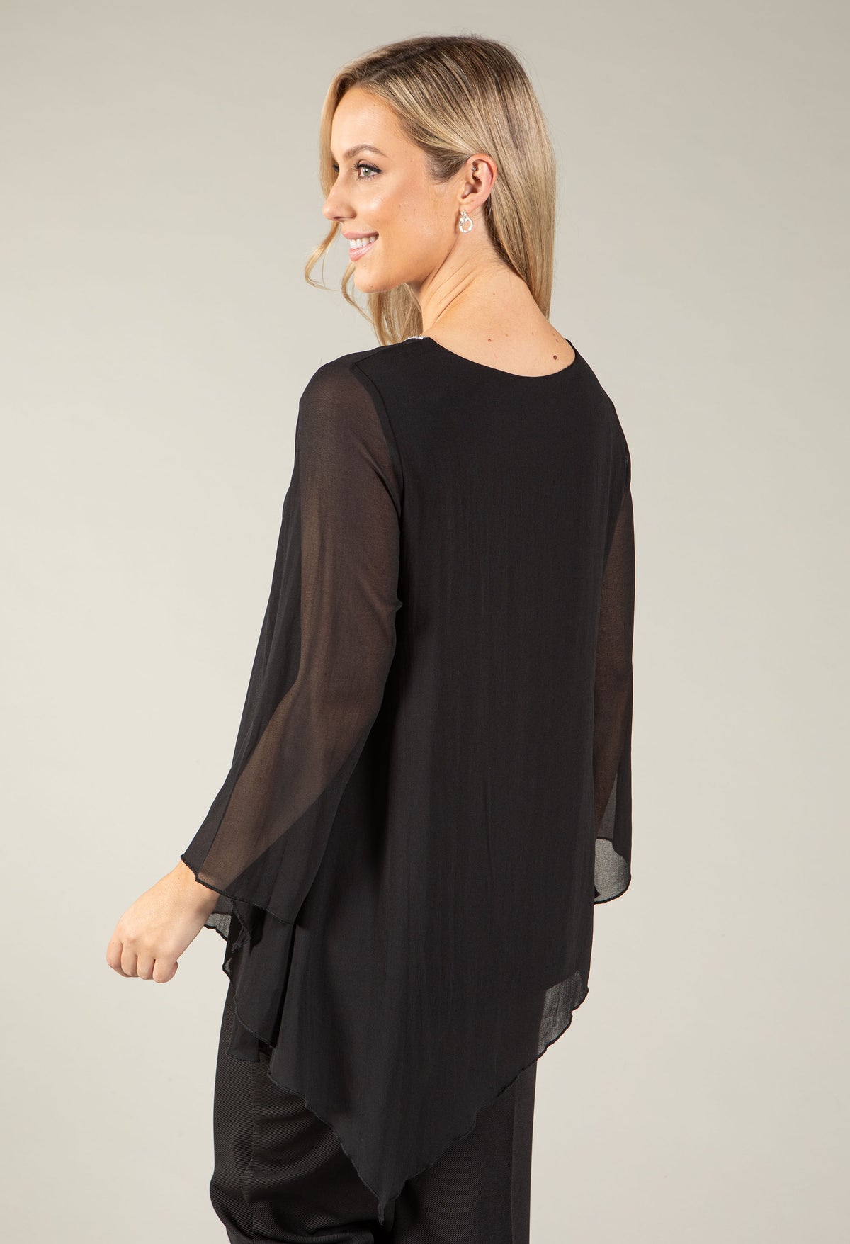 Diamante Trim Blouse