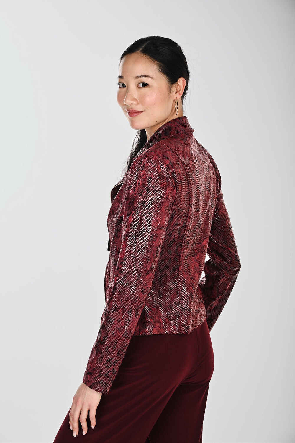 Edgy Animal Print Jacket