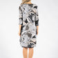 Abstract Pattern Two Piece Dress