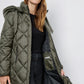 Quilted Hooded Coat