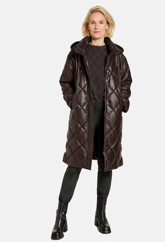 Coated Quilted Coat
