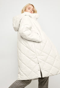 Coated Quilted Coat