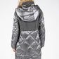Borg Quilted Longline Coat