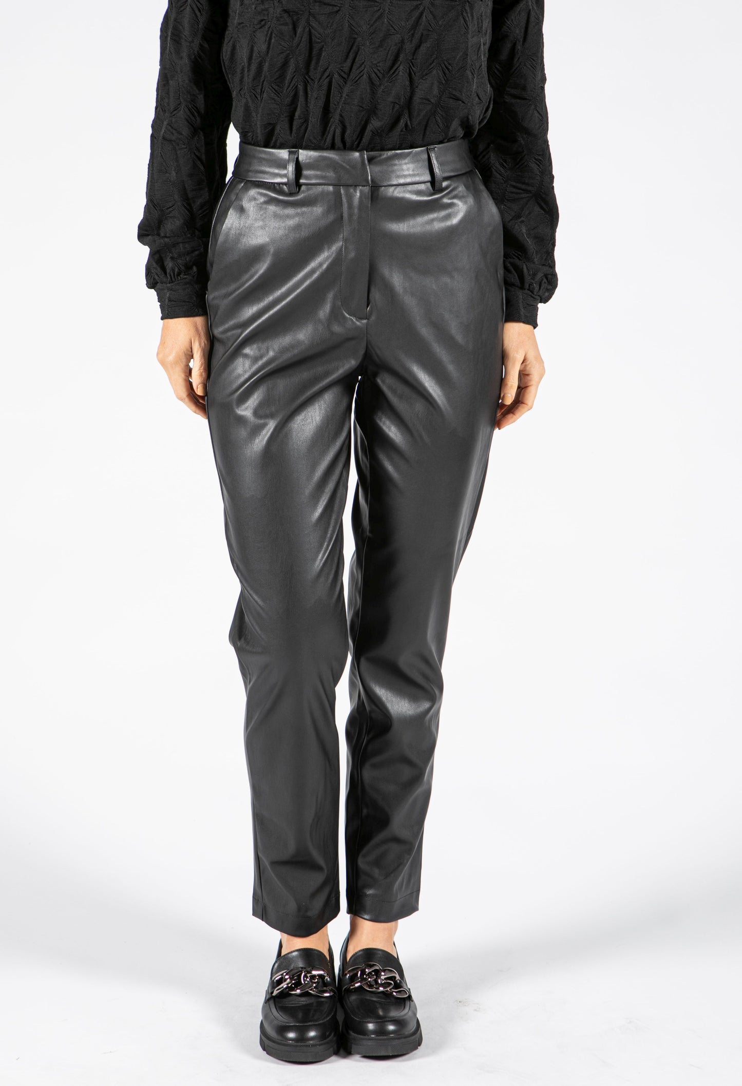 Leather Look Trousers