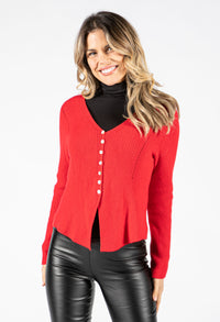 Fine Knit Short Cardigan