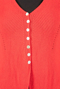 Fine Knit Short Cardigan