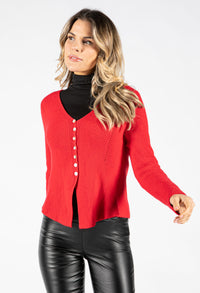 Fine Knit Short Cardigan