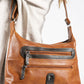 Vintage Leather Look Shoulder Bag-1