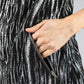 Sequin Detail Striped Dress