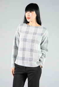 Check Pullover Knit