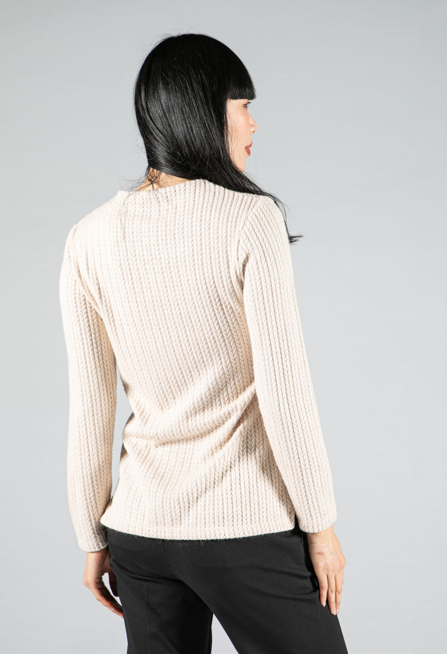 Fine Cable Knit Jumper