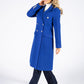 Double Breasted Cashmere Touch Longline Coat