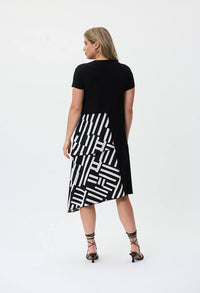 Printed Tiered A-line Dress