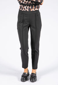 Trousers with Topstitched Seams