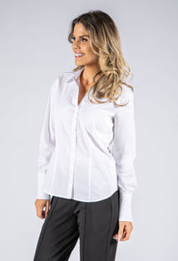 Fitted Button Down Blouse