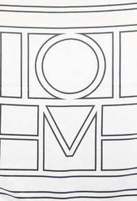 Geometric Monogram Square Scarf