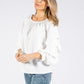 Ruched Sleeve Blouse
