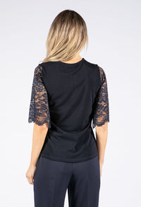 Lace Sleeve Blouse-1