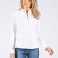 Ribbed Panel Blouse-1