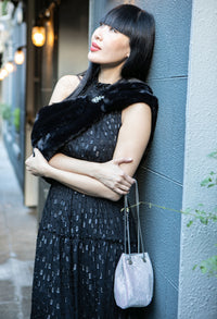 Faux Fur Wrap with Clasp