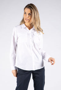 Front Pocket Button Down Shirt