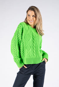 Cable Knit Pullover-1