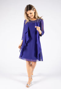 Sequin Shift Dress with Matching Cover Up