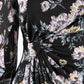 Wrap Style Gathered Detail Dress