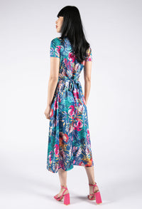 Tropical Print Dress