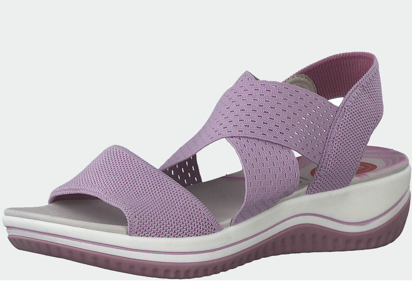 Relaxed Fit Elasticated Strap Sandal