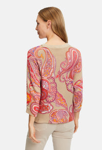 Paisley Knitted Pullover