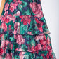 Floral Netting Design Dress