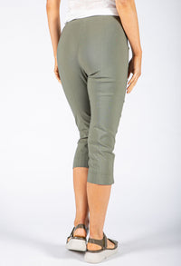 Diamante Detail Pull On Cropped Trouser