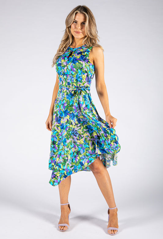 Blossom Burst Print Dress