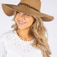 Gold Chain Detail Sunhat