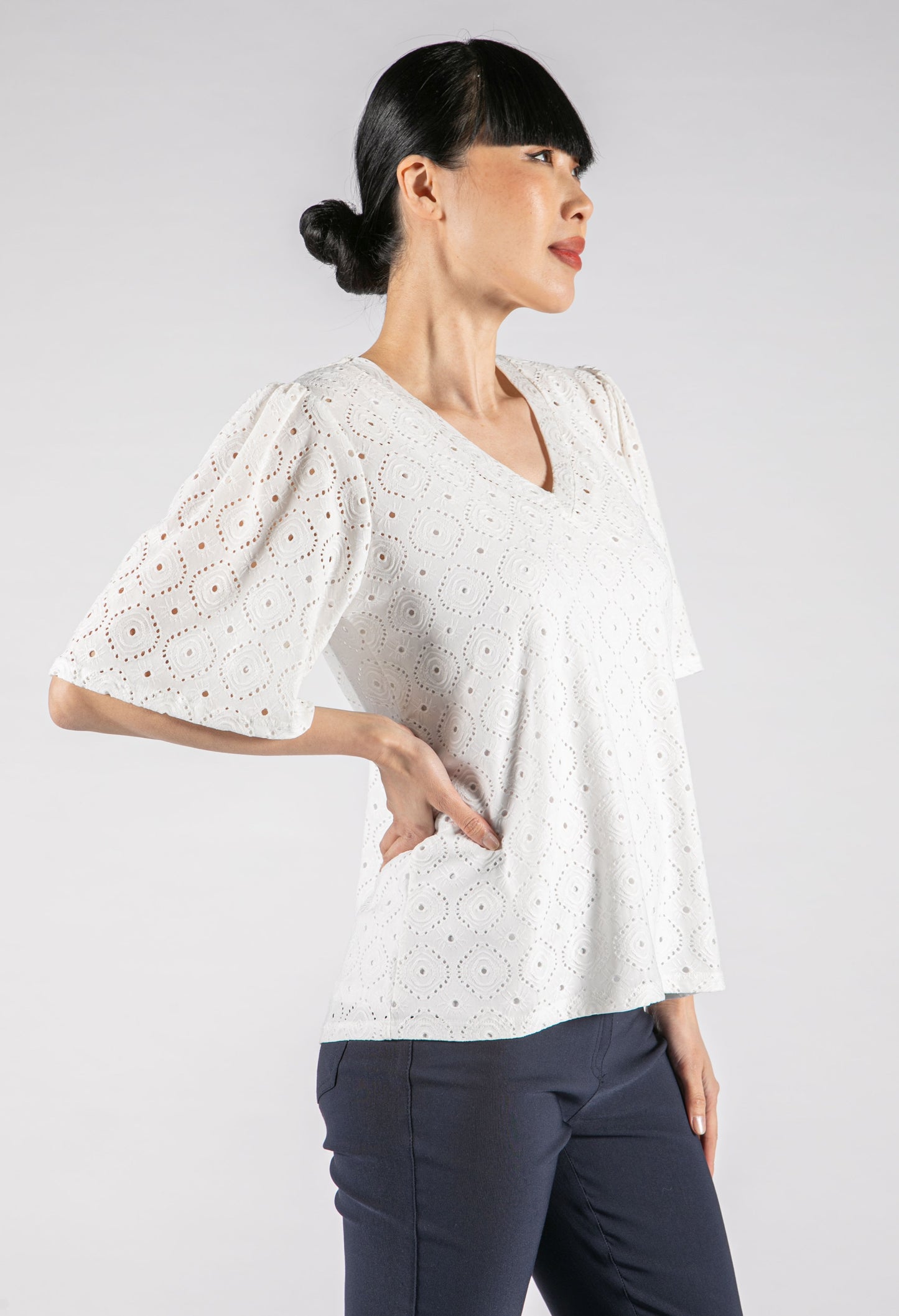 Cut Out Detailing Top
