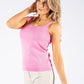 Ultra Smooth Tank Top with Curve Ribbed Detail