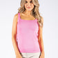 Ultra Smooth Tank Top with Curve Ribbed Detail