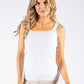 Ultra Smooth Tank Top with Curve Ribbed Detail