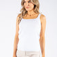 Ultra Smooth Tank Top with Curve Ribbed Detail