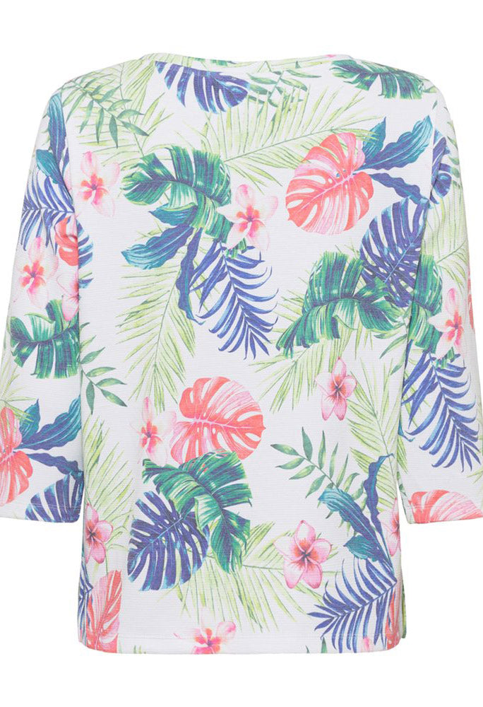 Tropical print sweatshirt Clearance